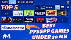 Top 5 PPSSPP Games Under 30MB | Best Psp Games Highly Compressed Low mb